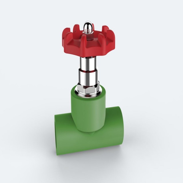 ULP PPR WATER PIPE AND FITTING ISO DIN GB ASTM GREEN WHITE PPR STOP VALVE 1