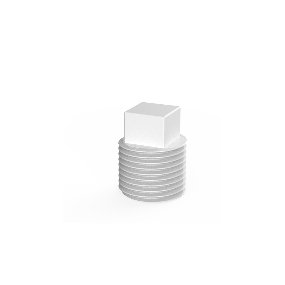 ULP UPVC WATER SUPPLY PIPE AND FITTING WHITE ISO ASTM GB BS EN male plug