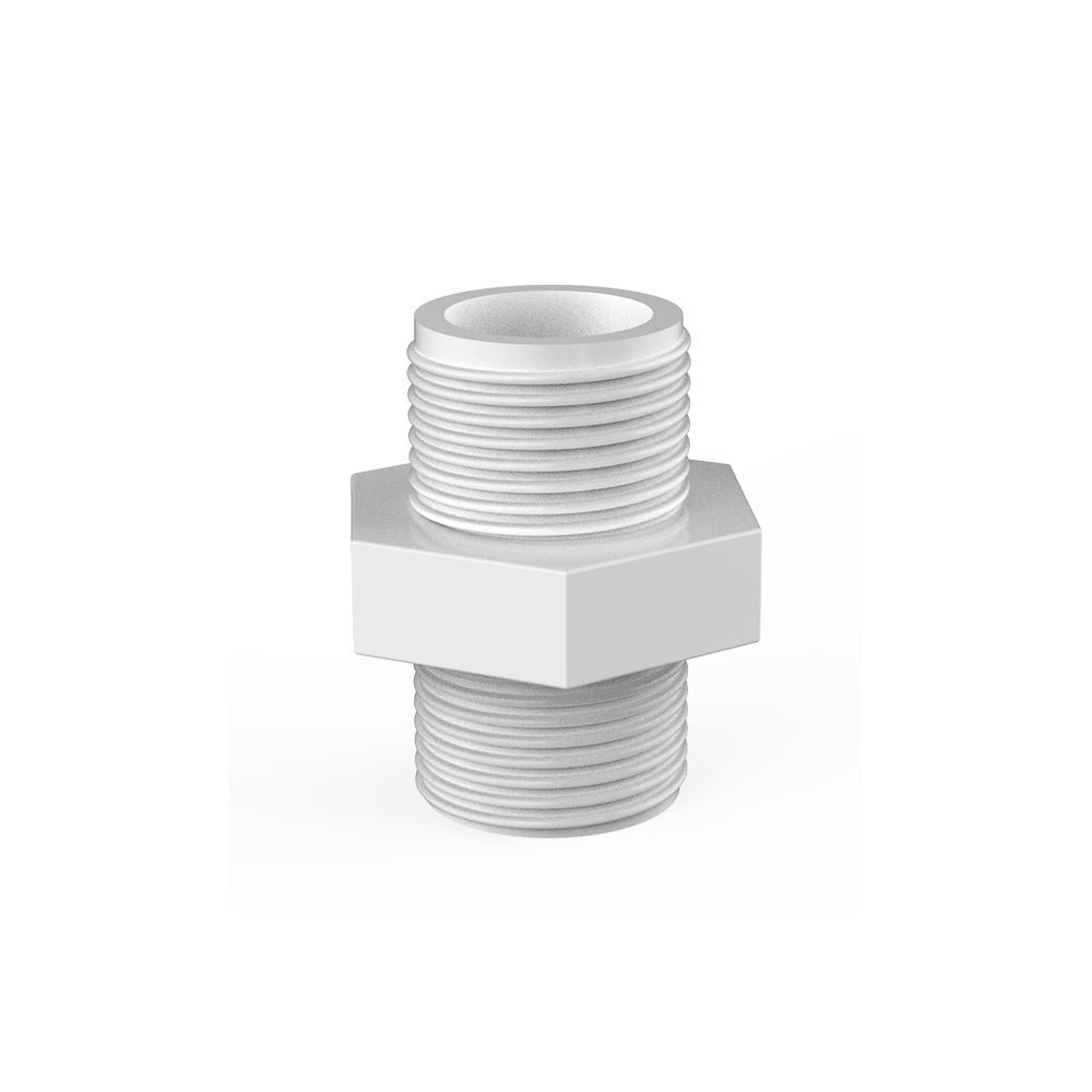 ULP UPVC WATER SUPPLY PIPE AND FITTING WHITE ISO ASTM GB BS EN nipples