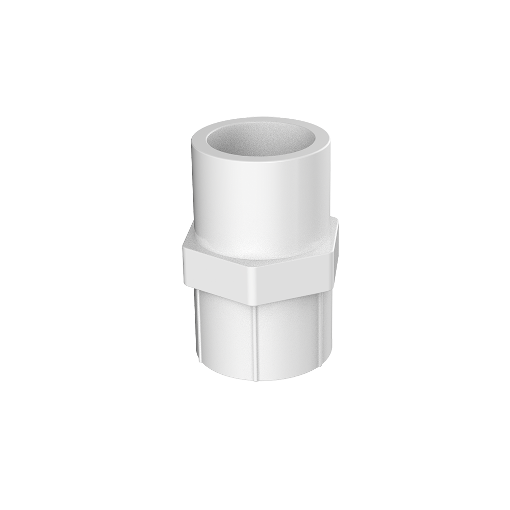 ULP UPVC WATER SUPPLY PIPE AND FITTING WHITE ISO ASTM GB BS EN pipe female adapter