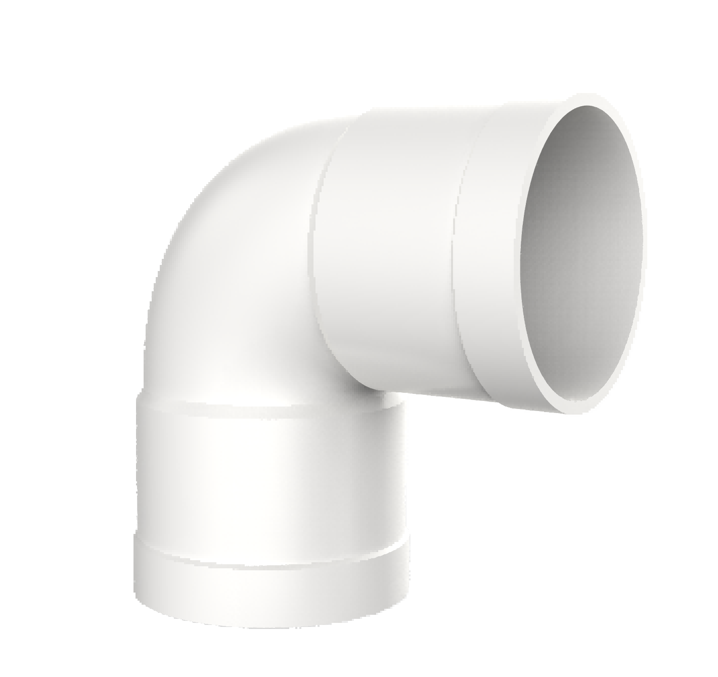 ULP pvc water drainage pipe and fitting ISO astm gb BS EN white pipe 90° elbow