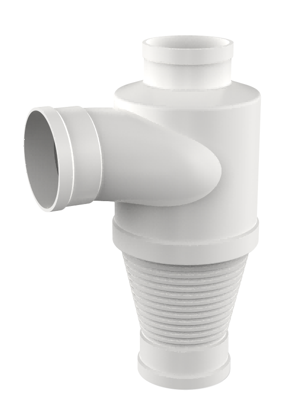 ULP pvc water drainage pipe and fitting ISO astm gb BS EN white pipe SILENCING SANITARY TEE