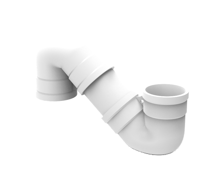 ULP pvc water drainage pipe and fitting ISO astm gb BS EN white pipe S TRAP