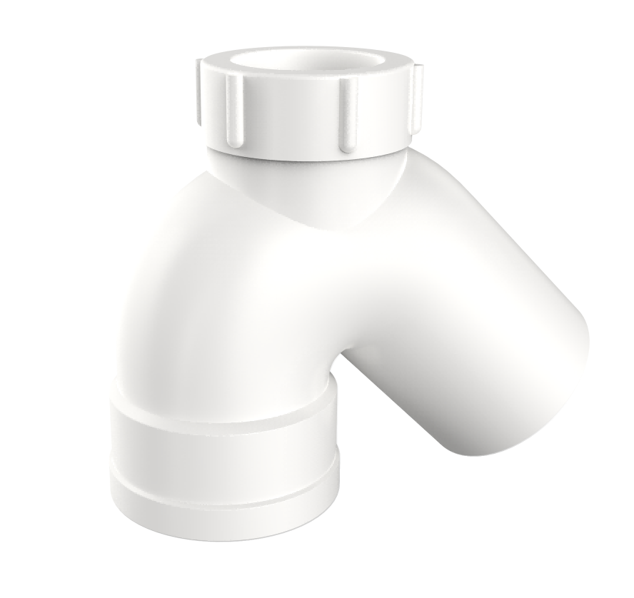 ULP pvc water drainage pipe and fitting ISO astm gb BS EN white pipe S TRAP WITH CLEANOUT