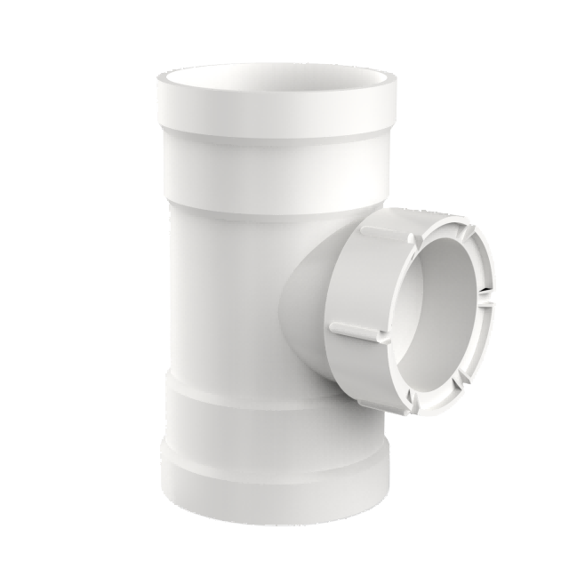 ULP pvc water drainage pipe and fitting ISO astm gb BS EN white pipe cleanout tee with plug