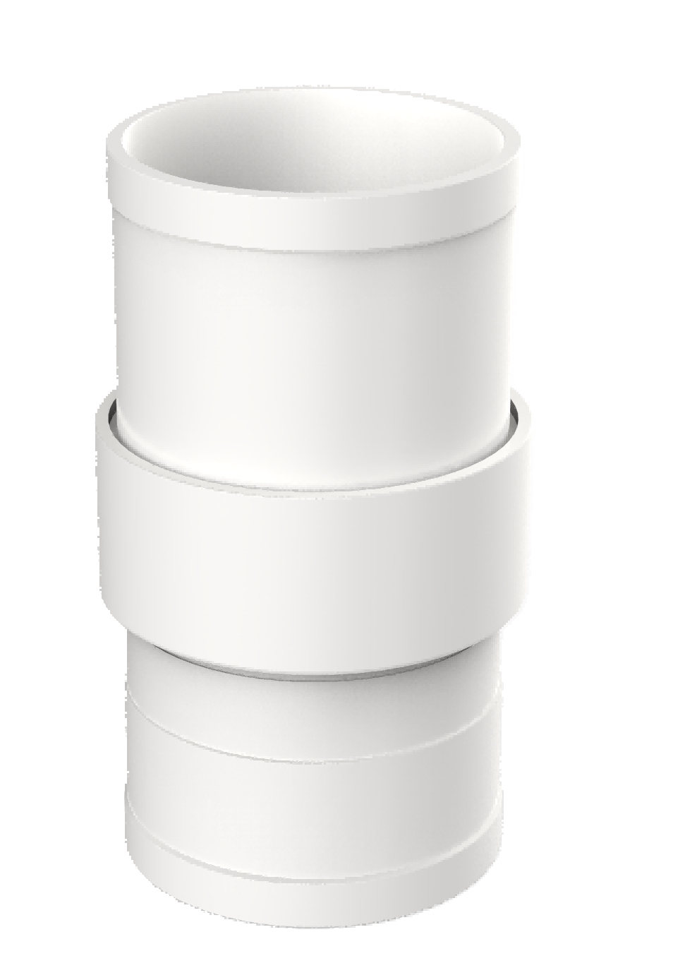 ULP pvc water drainage pipe and fitting ISO astm gb BS EN white pipe combined flexible coupler