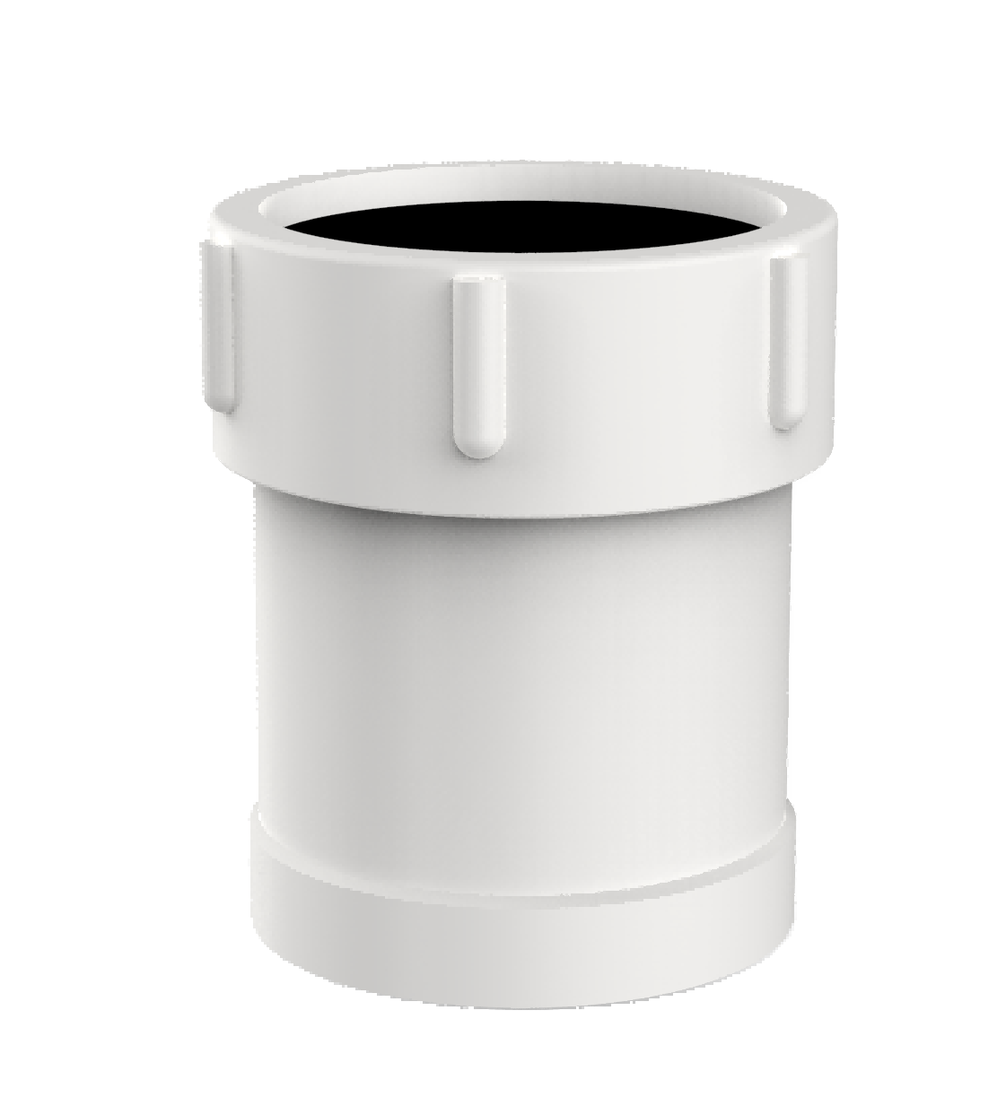 ULP pvc water drainage pipe and fitting ISO astm gb BS EN white pipe coupler screw type