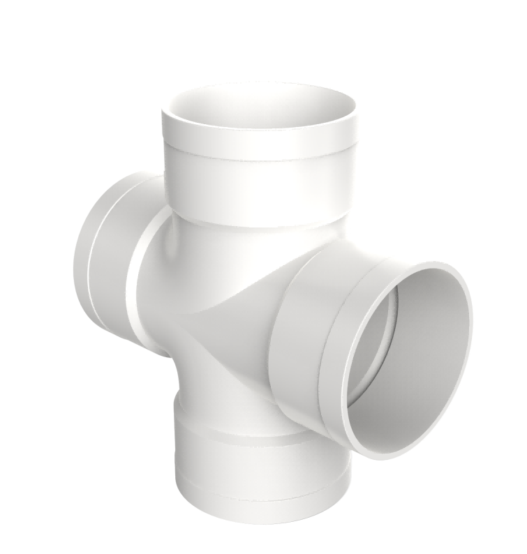 ULP pvc water drainage pipe and fitting ISO astm gb BS EN white pipe double sanitary tee