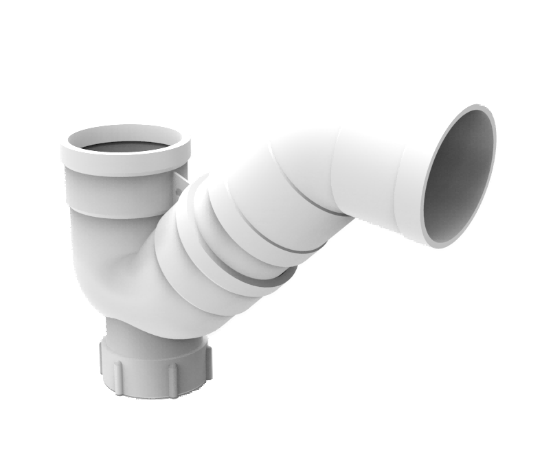 ULP pvc water drainage pipe and fitting ISO astm gb BS EN white pipe p trap with