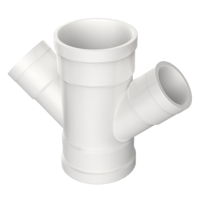 ULP pvc water drainage pipe and fitting ISO astm gb BS EN white pipe reducing double wye