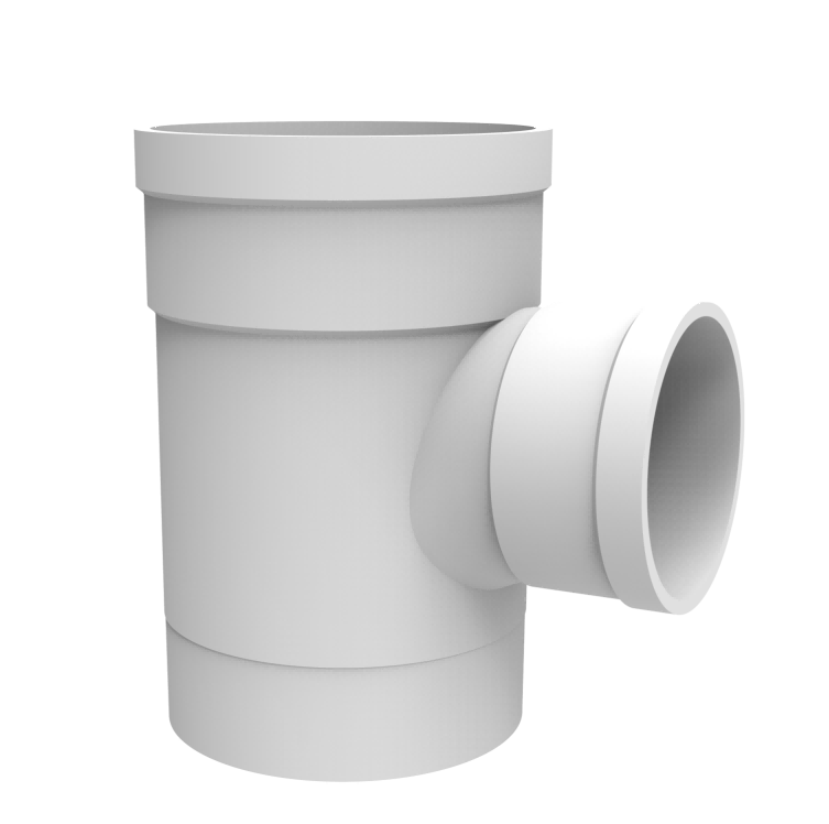 ULP pvc water drainage pipe and fitting ISO astm gb BS EN white pipe reducing tee with down interpolation