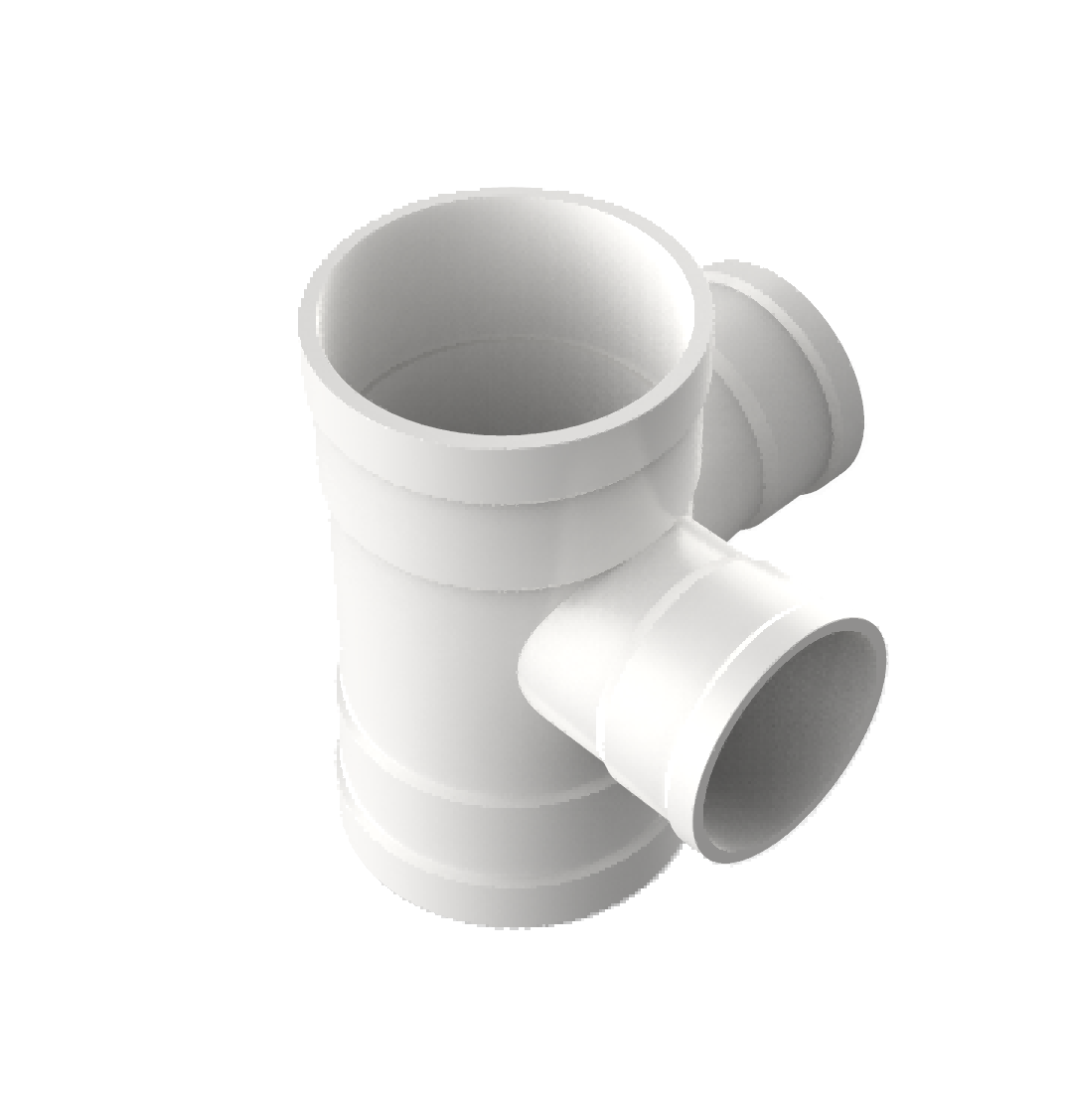 ULP pvc water drainage pipe and fitting ISO astm gb BS EN white pipe reducing tee with side inlet