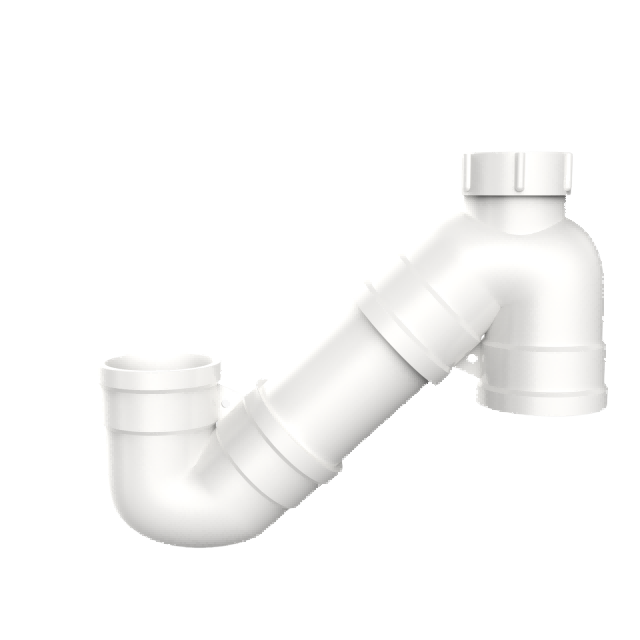 ULP pvc water drainage pipe and fitting ISO astm gb BS EN white pipe s TRAP WITH SINGLE DOOR