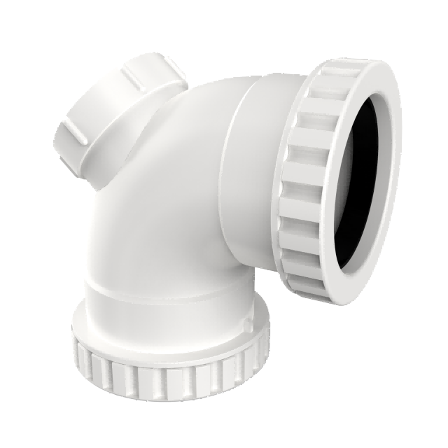 ULP pvc water drainage pipe and fitting ISO astm gb BS EN white pipe silencing 90° elbow with cleanout