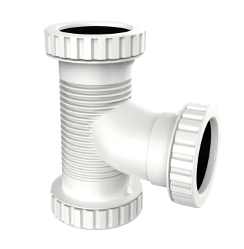 ULP pvc water drainage pipe and fitting ISO astm gb BS EN white pipe spiral wall silencing tee