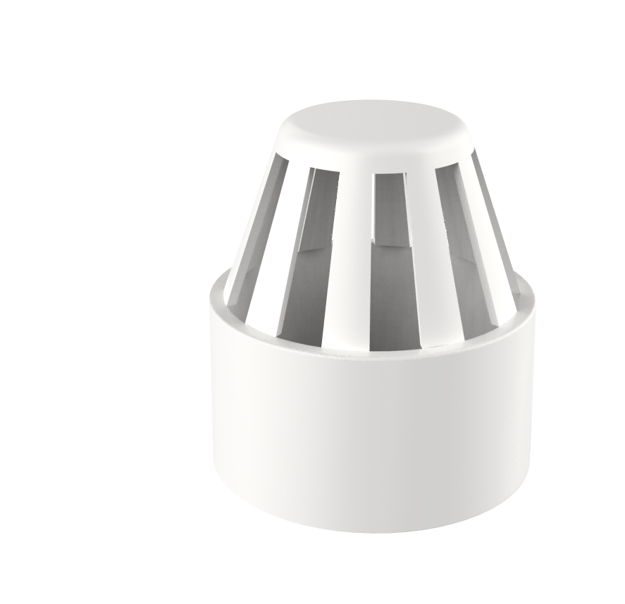 ULP pvc water drainage pipe and fitting ISO astm gb BS EN white pipe vent cap large