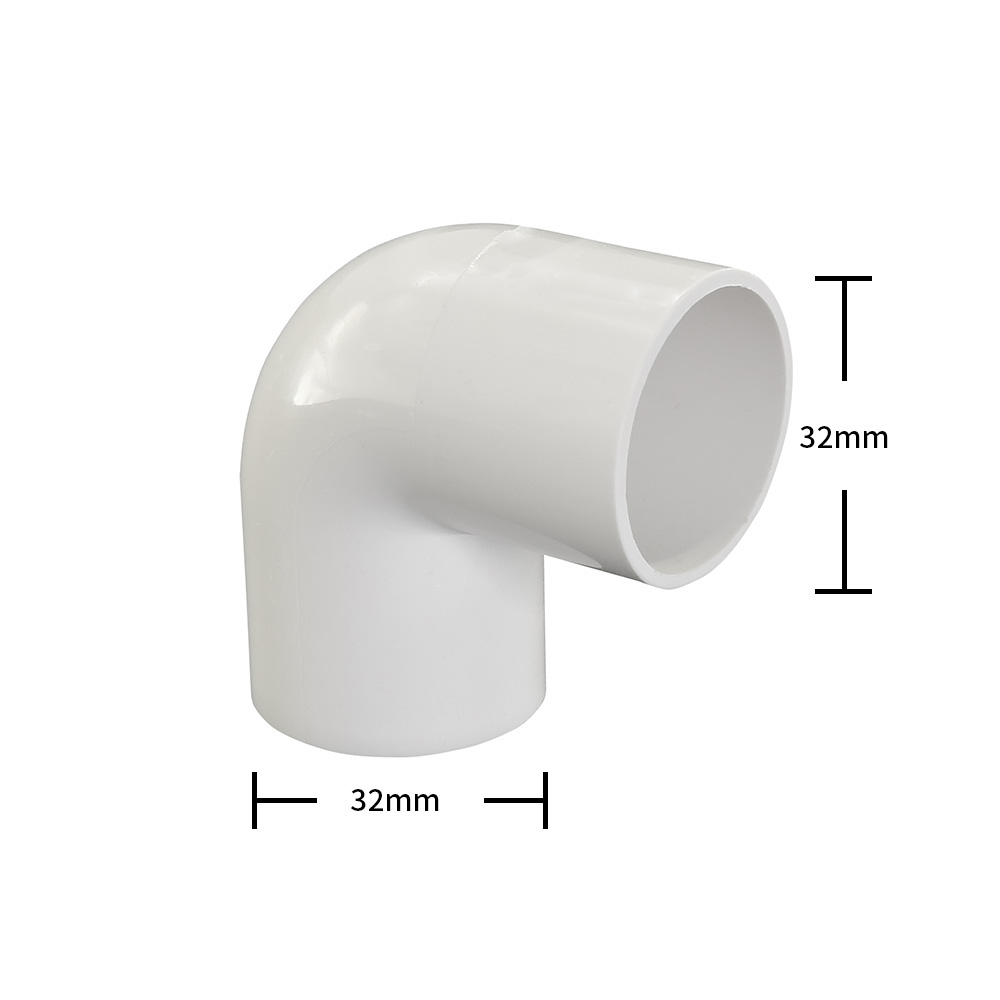 ULP upvc 90° elbow BS EN astm AS61386 DIN ELECTRIC UPVC PVC pipe and fitting (5)