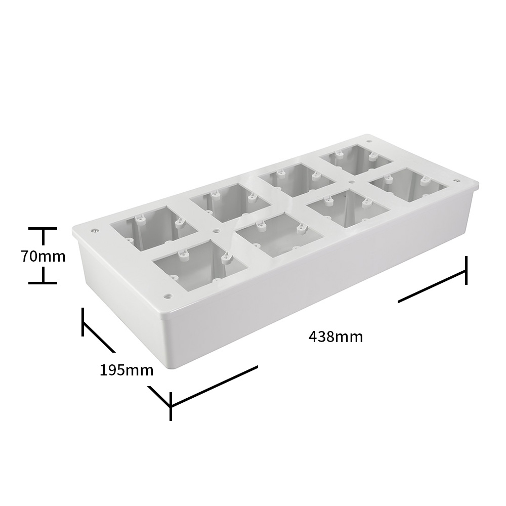 ulp pvc adaptable box mcb BOX 4 6 8 WAY WHITE UPVC ELECTRIC BOX (2)