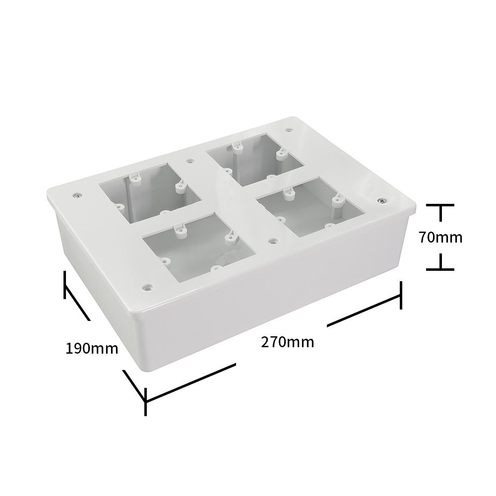 ulp pvc adaptable box mcb BOX 4 6 8 WAY WHITE UPVC ELECTRIC BOX (5)