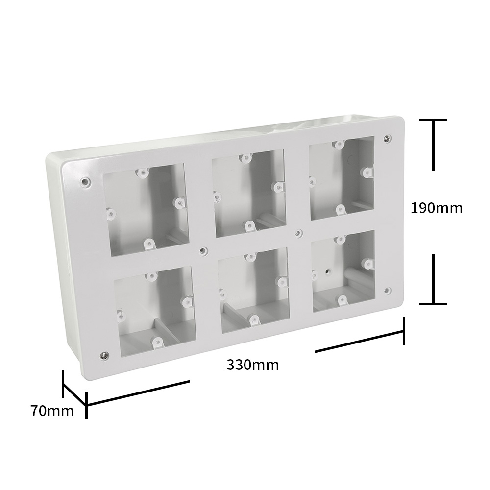 ulp pvc adaptable box mcb BOX 4 6 8 WAY WHITE UPVC ELECTRIC BOX (7)