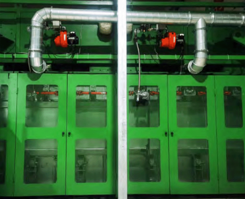 Aluminum can curing furnace
