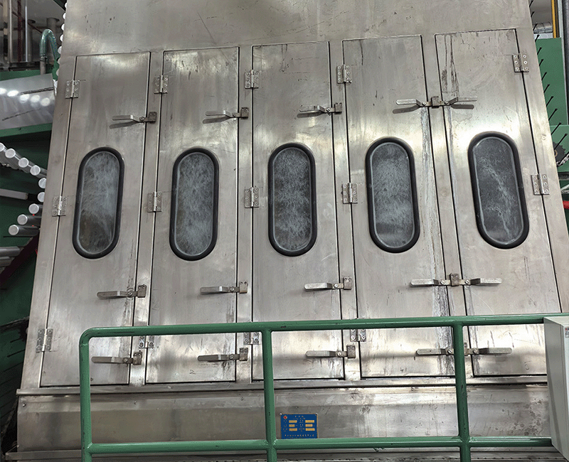Five station cleaning machine+drying machine