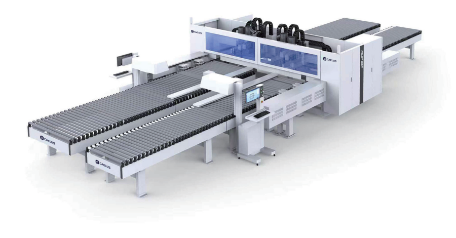 D6A CNC Dual Channel 6-Sided Drilling Center