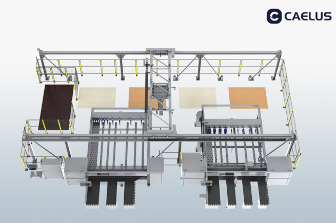 Structure of Automatic Panel Storage