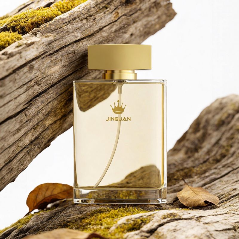 Nature Gold Premium Square Perfume Glass Bottle (1)