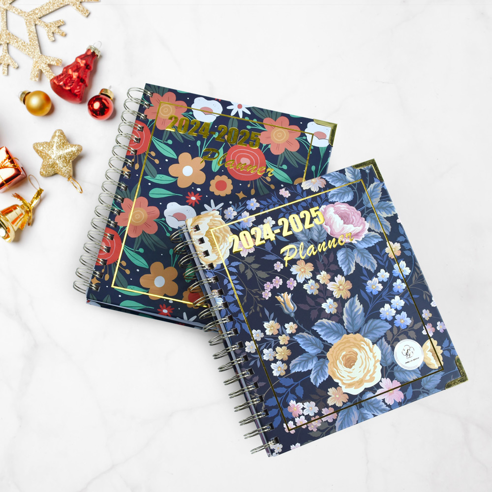 Spiral Notebook Journal | Planner With Custom Pattern
