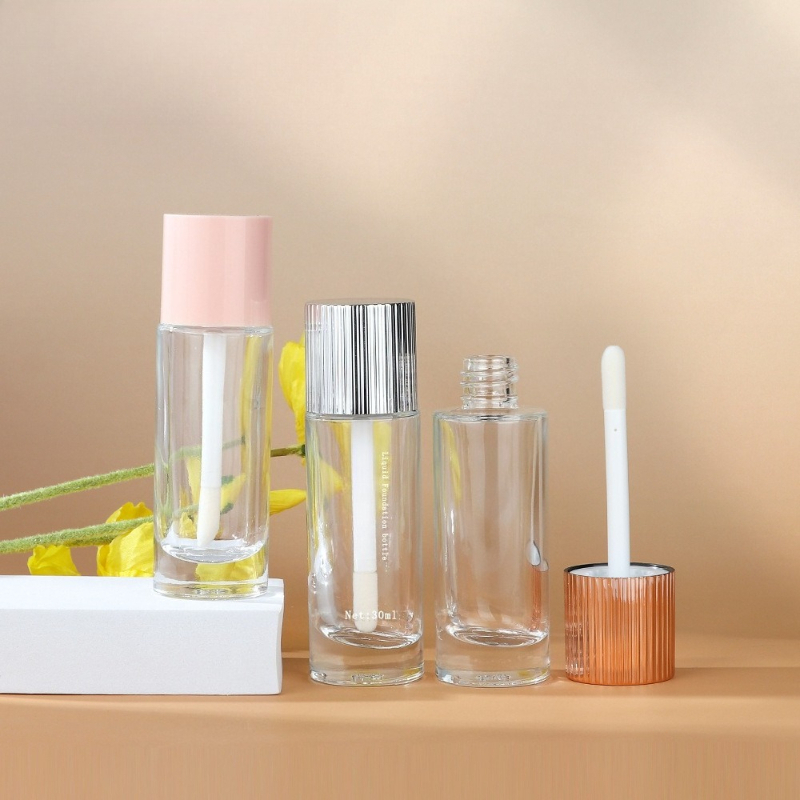 cosmetic glass bottle