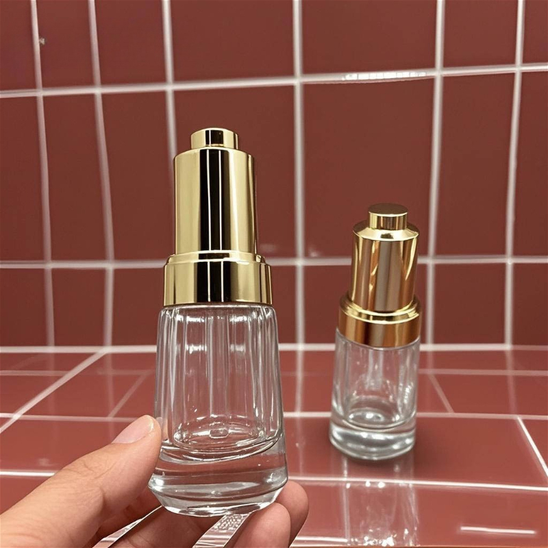 cosmetic glass bottles