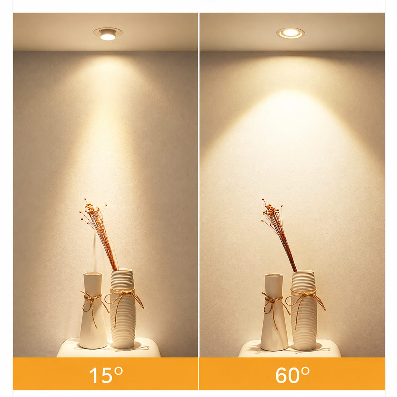 15° and 60° beam