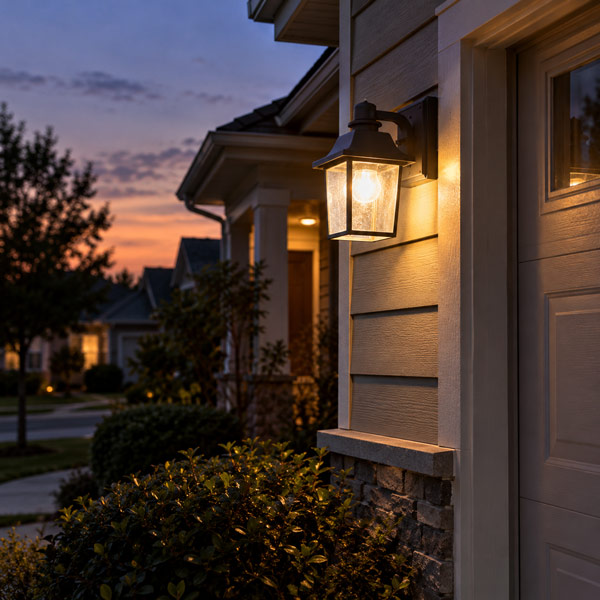 A Dusk-to-Dawn Sensor Is Responding to Changing Light