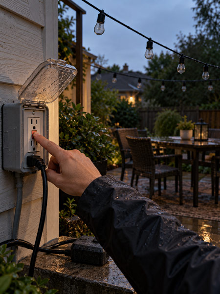 A Tripped GFCI, Circuit Breaker, or Interrupted Power Supply