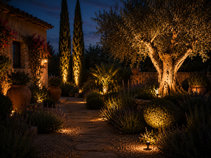 Accent Lighting for Plants and Architecture