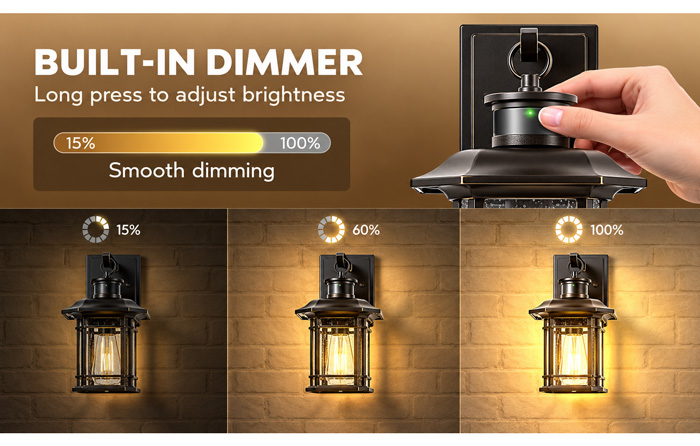 Adjustable LED Fixtures or Built-In LED Controls