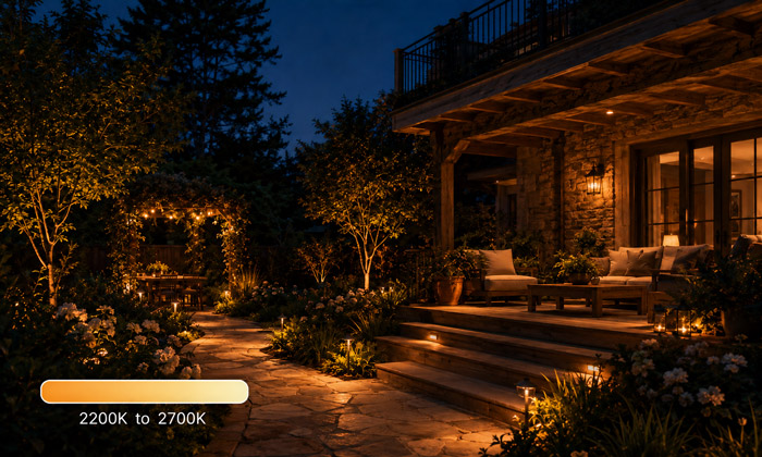 Amber Light for Gardens and Nighttime Comfort