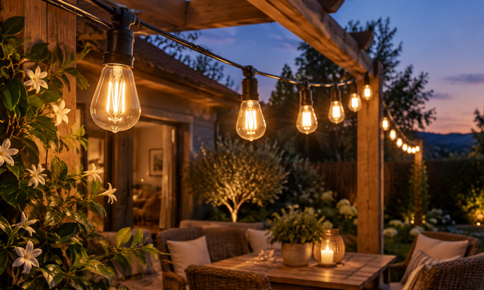 Are Edison-Style LED String Lights Good for Reducing Bugs