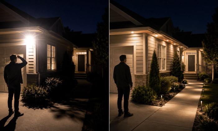 Avoid Glare and Harsh Shadows