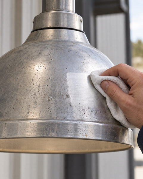 Bare Aluminum Outdoor Lighting Fixtures