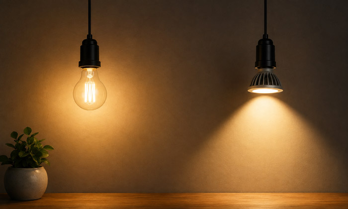 Bulb Orientation Can Affect Light Distribution