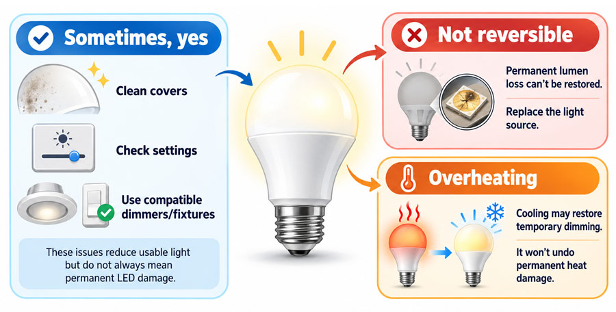Can You Restore an LED Bulb’s Original Brightness