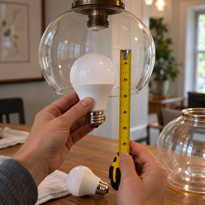 Check the Bulb’s Overall Size