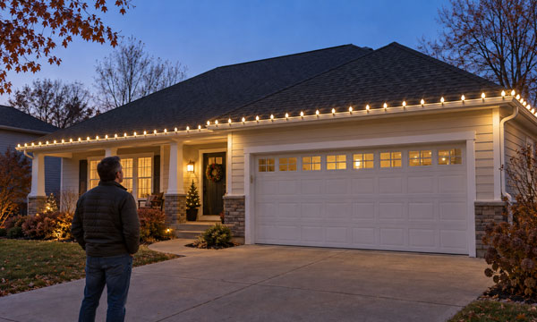 Christmas Roofline Lights
