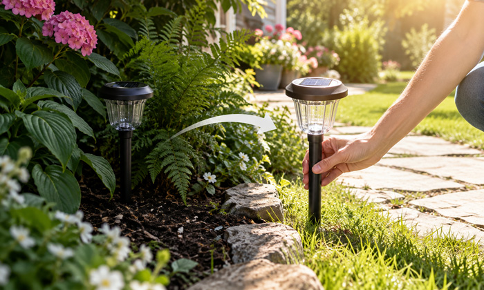 Check the Solar Light’s Location and Sun Exposure