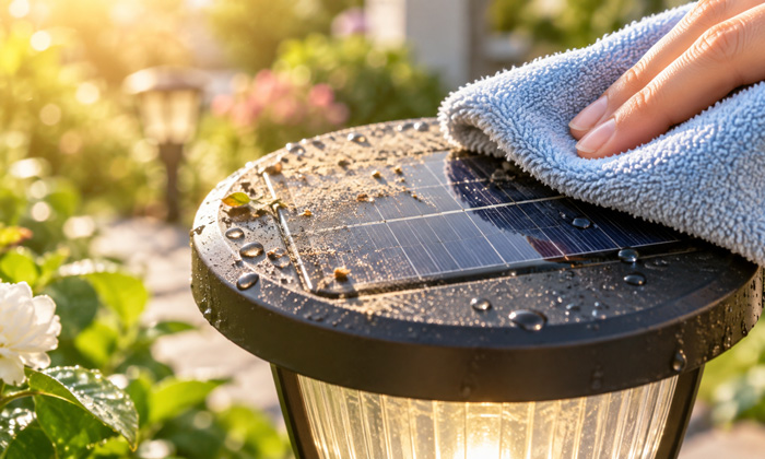 Clean the Solar Panel to Improve Charging Performance