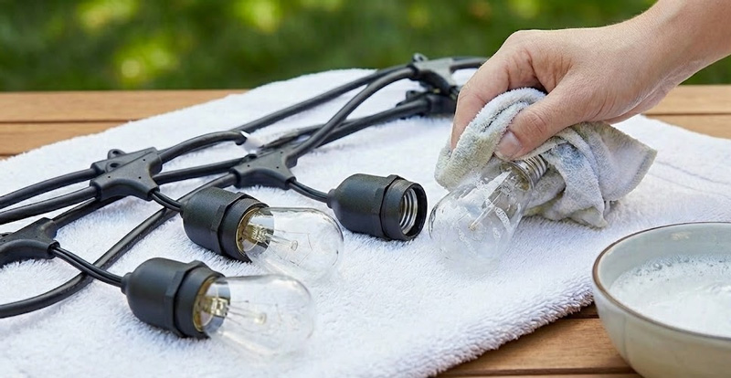 Cleaning String Lights