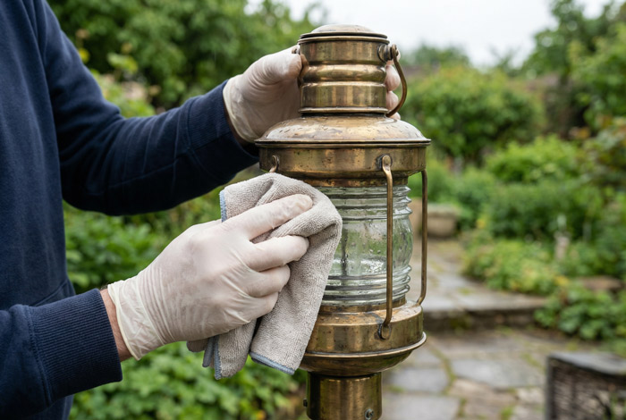 Cleaning Nautical Garden Lights