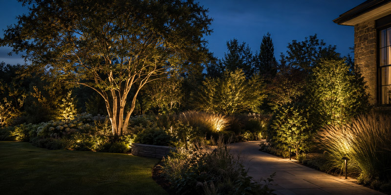 Coordinate Lighting With Planting Design